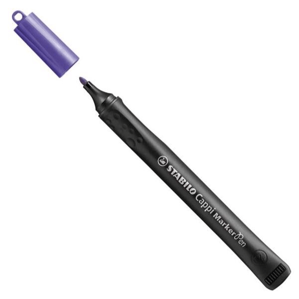 Bút Lông Dầu Stabilo Cappi MarkerPen MK169-VL - Màu Tím