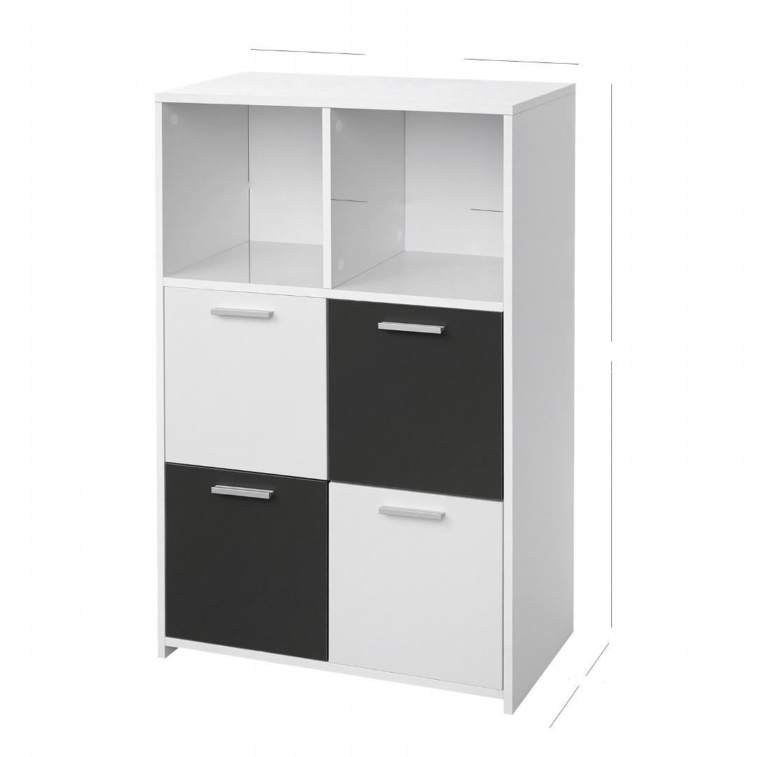 Tủ để sách gỗ công nghiệp nhỏ gọn SMLIFE Barbra