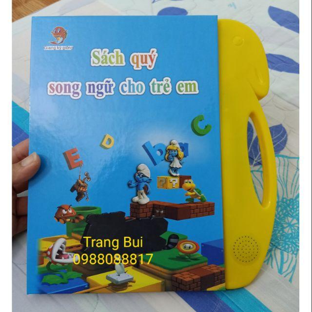 Sách điện tử quý song ngữ anh việt cho trẻ em tặng bút