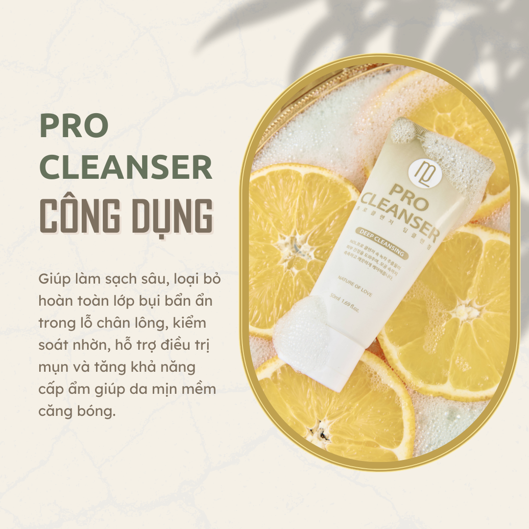 SỮA RỬA MẶT SẠCH SÂU - PRO CLEANSER