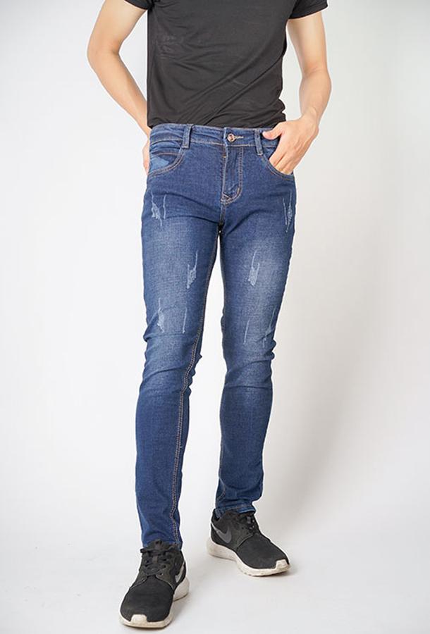 Quần Bò Nam Xanh Đậm Dáng Body XANHDAM01