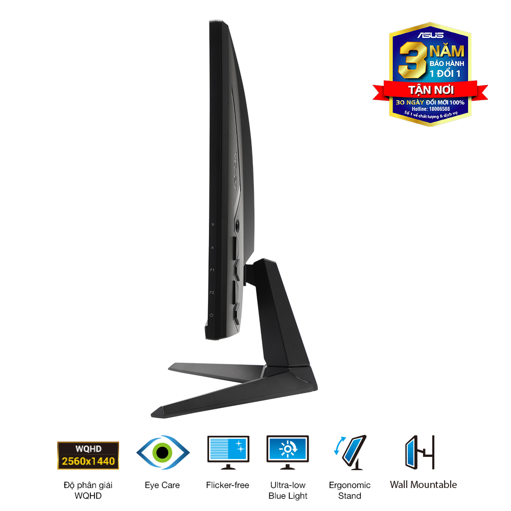 Màn hình Gaming ASUS TUF VG27AQ3A 27 inch Fast IPS 2K 180Hz Gsync - Hàng Chính Hãng