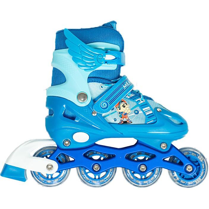 Giày trượt patin MEASIN KHUYẾN MẠI tặng bảo hộ chân tay gối (Màu xanh, Màu Đỏ, Màu hồng