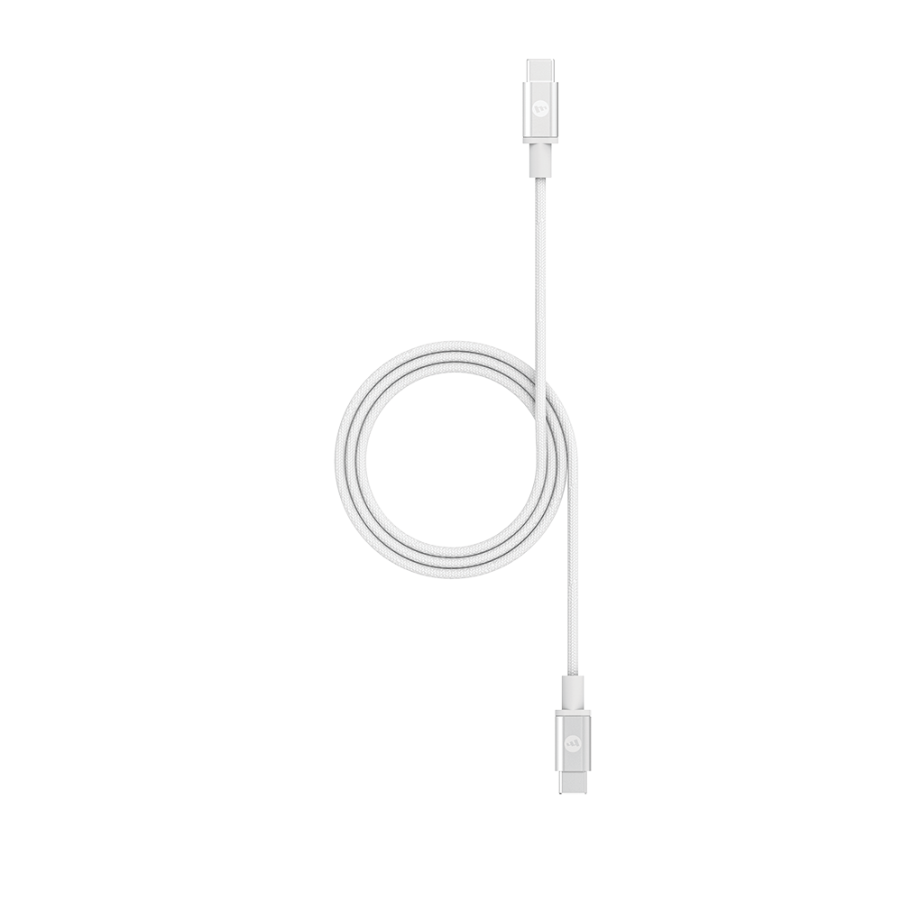 Cáp sạc Mophie USB-C to USB-C 100W, hỗ trợ sạc nhanh - Hàng chính hãng