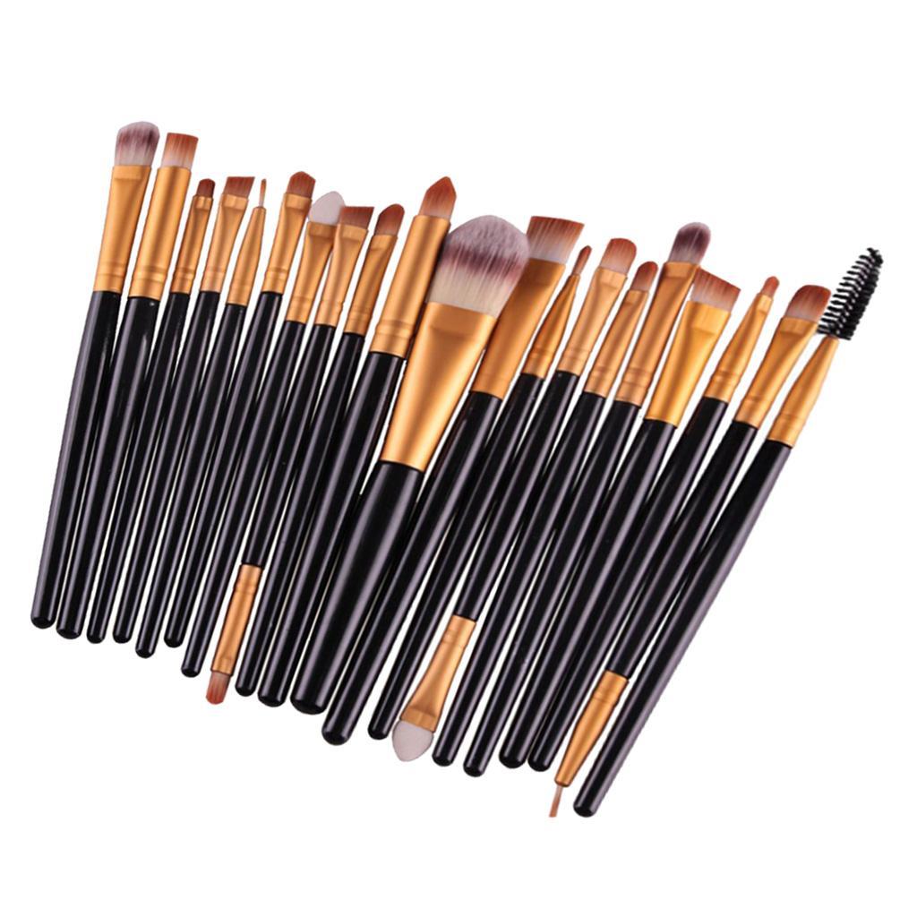 20 pics/set Professional Makeup Brush   Brush Black