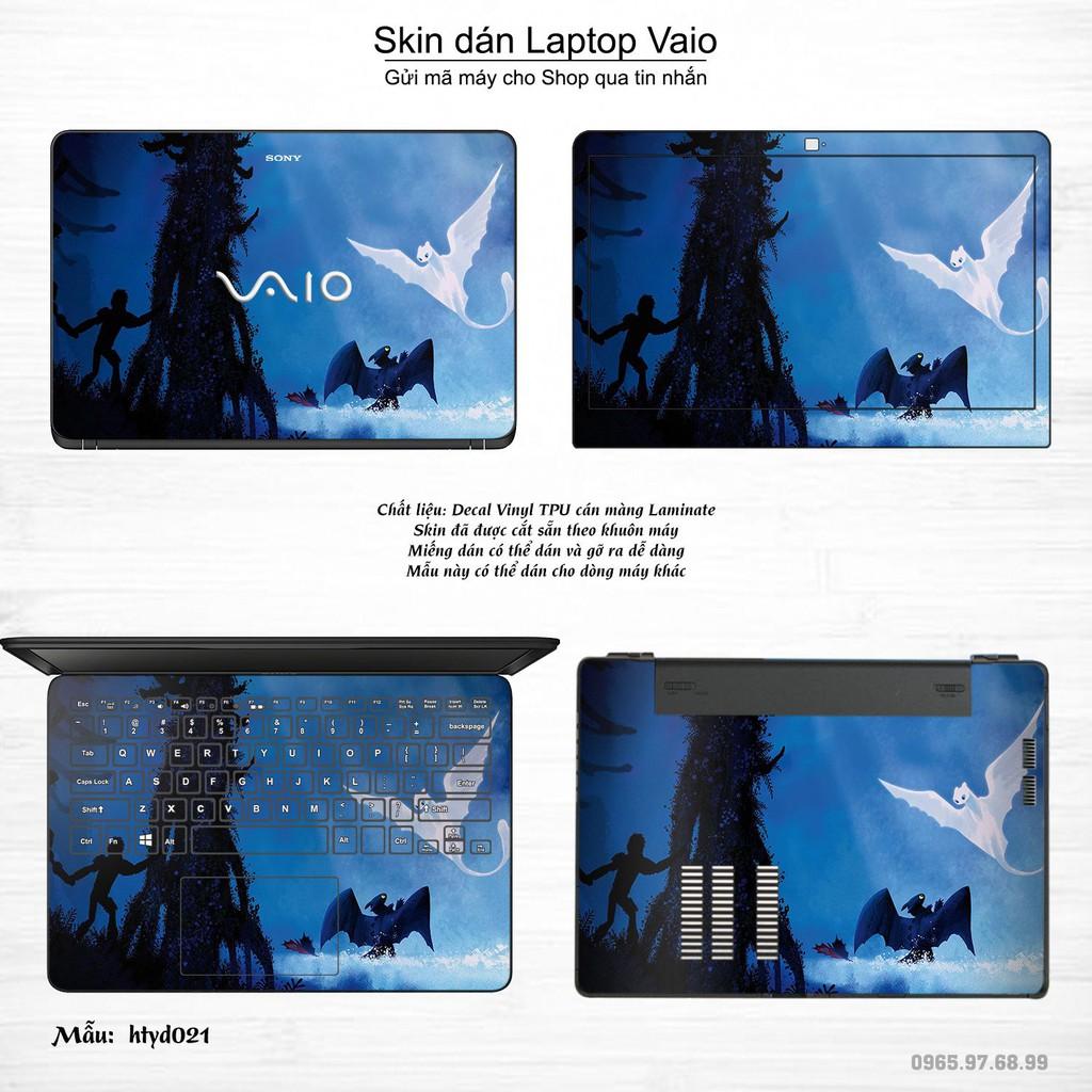 Skin dán Laptop Sony Vaio in hình bí kíp luyện rồng (inbox mã máy cho Shop)