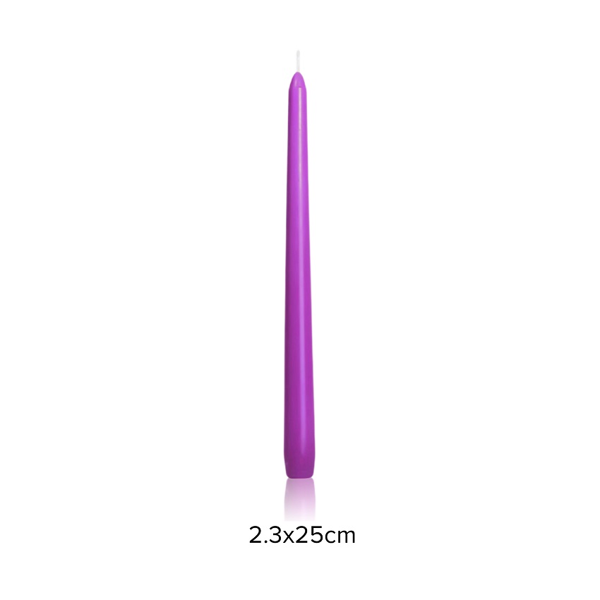 Hộp 6 Nến Thơm Taper Eden Candle FTRAMART EDC2331 - Tím