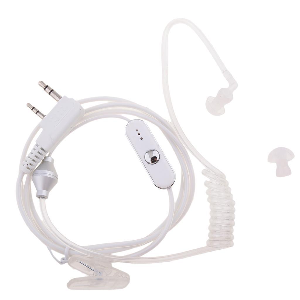 Radio 2 Pin Earpiece with High Quality PTT Microphone for Two Way Radio