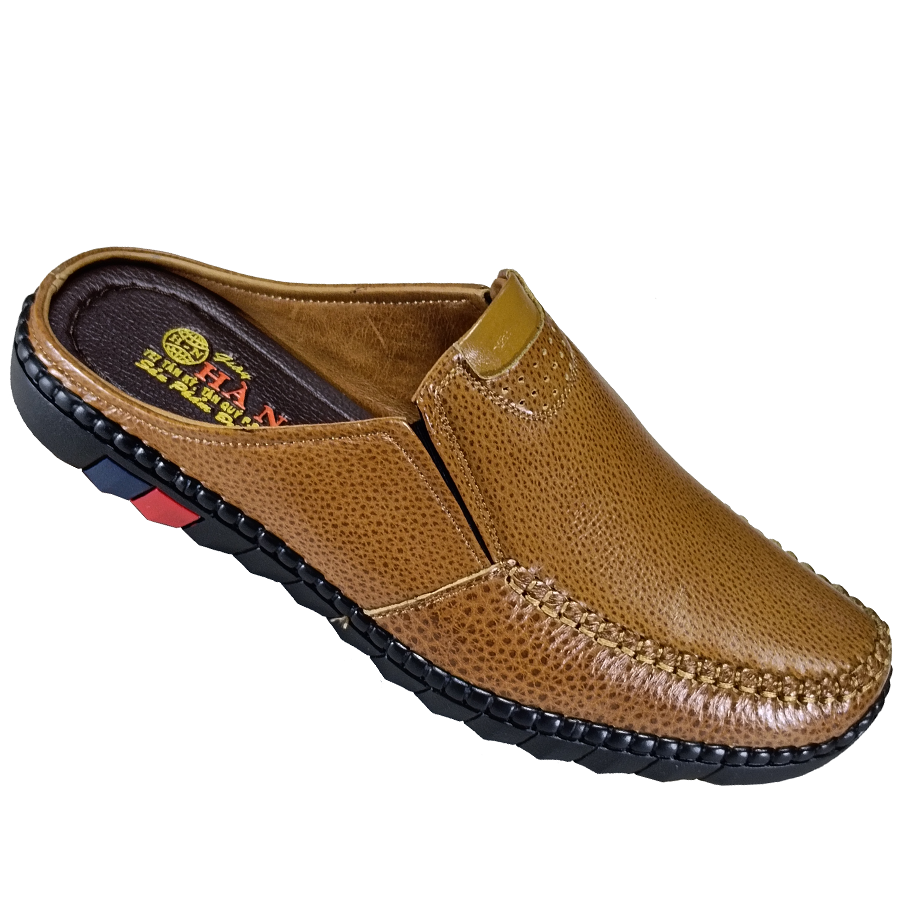 Giày Sục Nam HA NAM Da Bò Thật Cao Cấp GSB20171