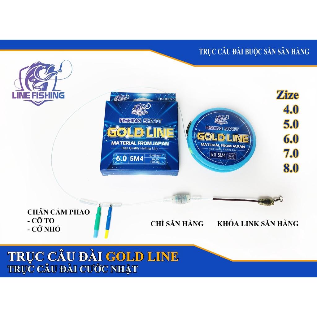 Trục Câu Đài Săn Hàng Buộc Sẵn GOLD LINE Cước Nhật Đồ Câu Văn Chương