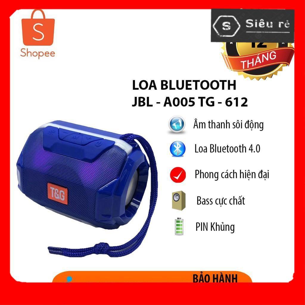 Loa bluetooth A005 TG-162 bluetooth 4 0 đèn led 7 màu 2 loa bass cực căng (PD6382)