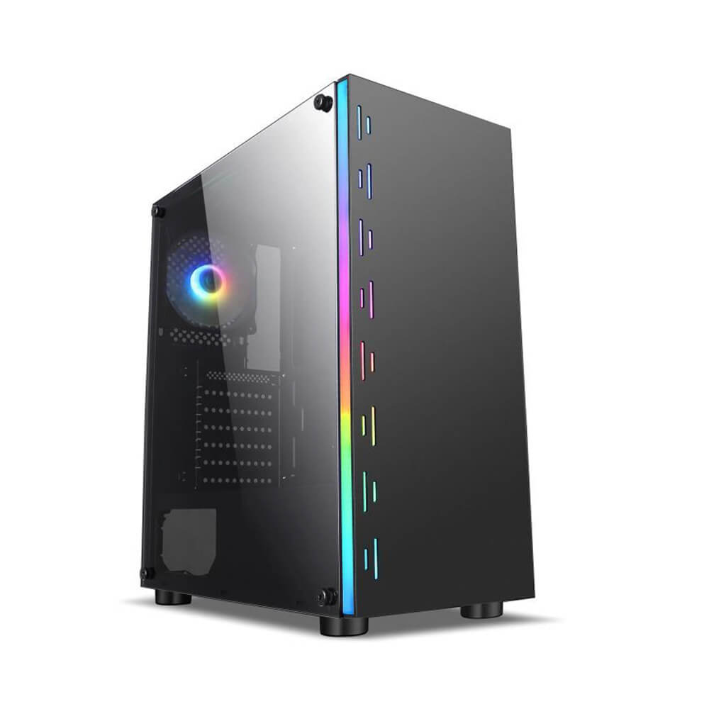 Vỏ case Infinity Eclipse led RGB (kính cường lực) - Hàng Chính Hãng