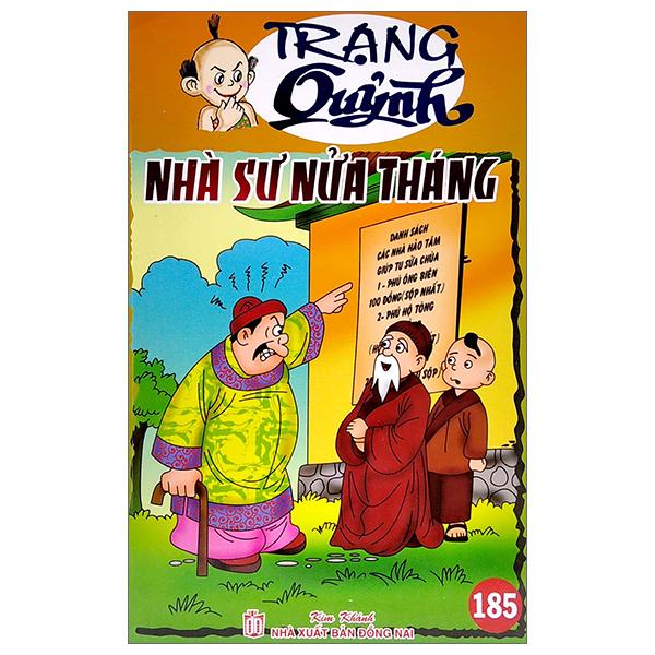 Truyện Tranh Trạng Quỷnh - Tập 185: Nhà Sư Nửa Tháng