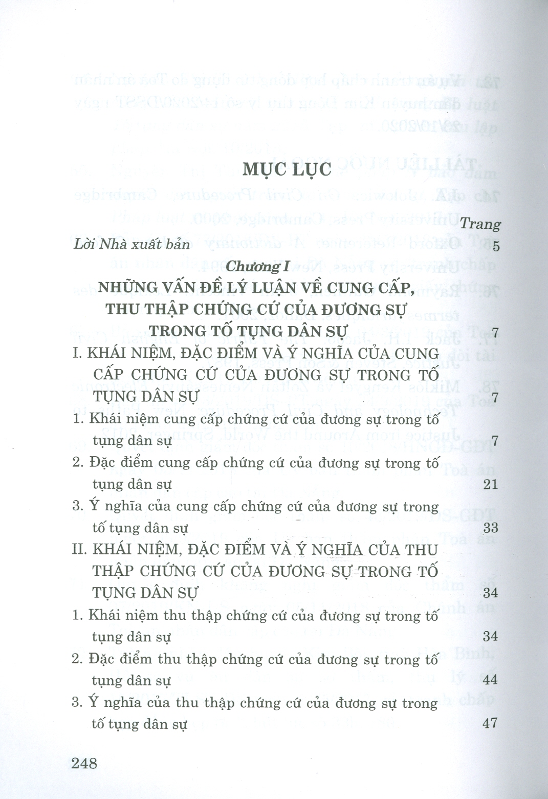 CUNG CẤP, THU THẬP CHỨNG CỨ CỦA ĐƯƠNG SỰ TRONG TỐ TỤNG DÂN SỰ VIỆT NAM