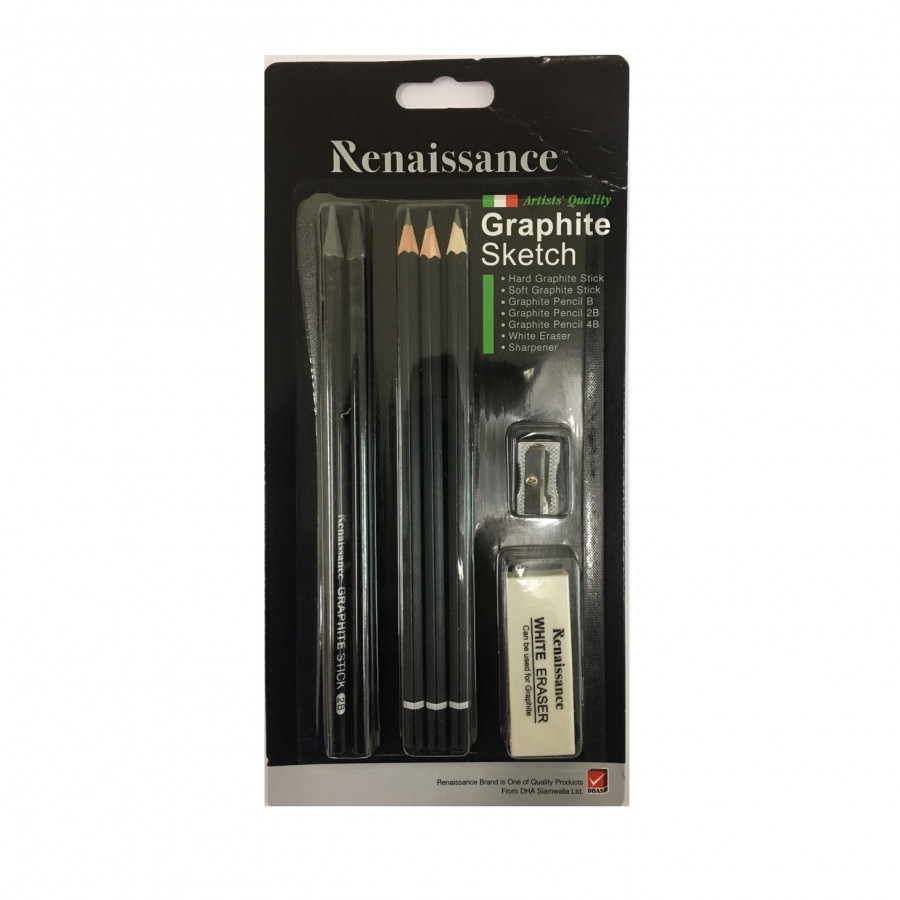 Bộ Bút Chì Graphite Renaissance Thái Lan Cao Cấp