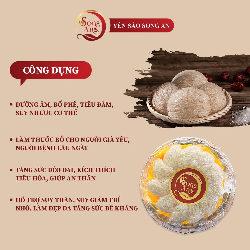 Tổ yến nguyên chất tinh chế đặc biệt Song An Food 100gr