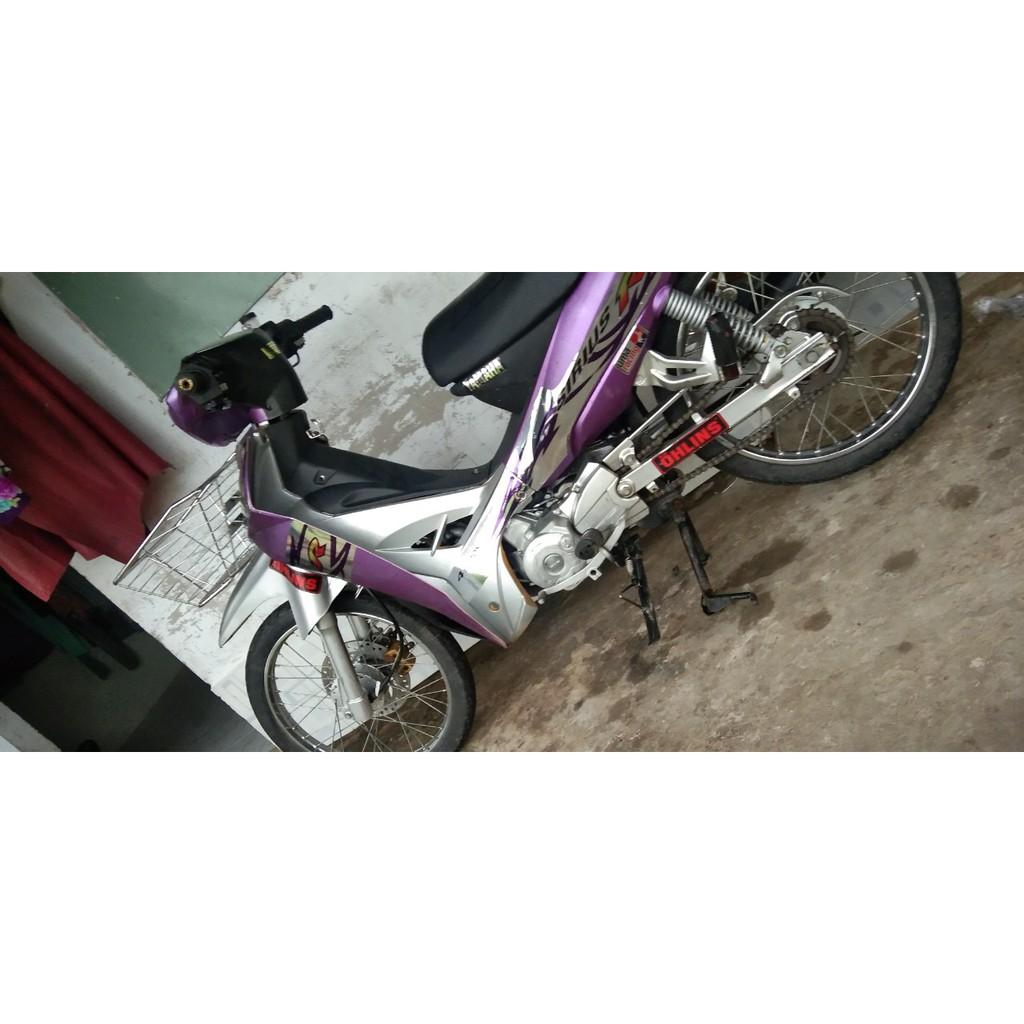 Tem sirius 110 R tím bạc crom