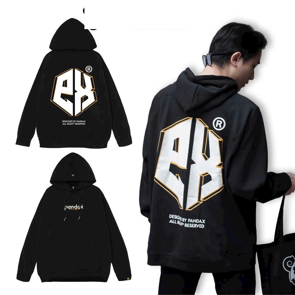 Áo hoodie local brand nam nữ PANDAX big logo , khoác nỉ chân cua unisex , form rộng premium cotton 100%