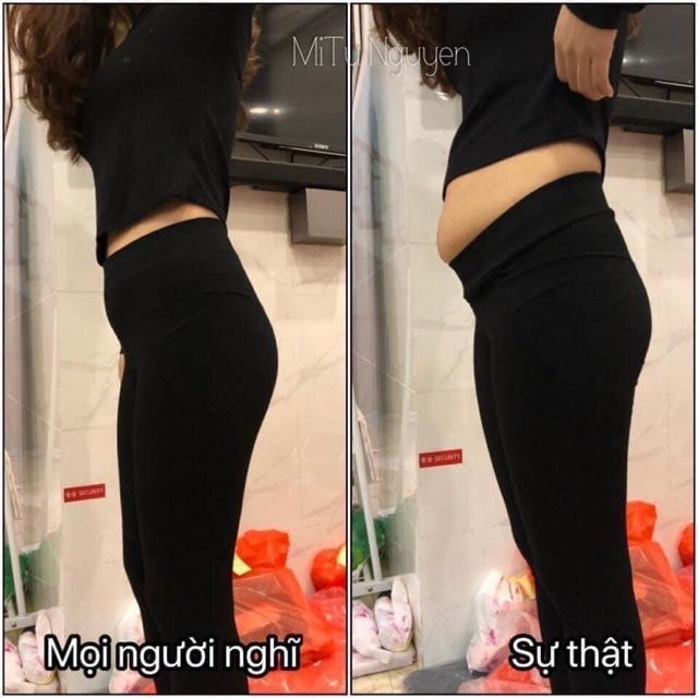 Quần legging xuất hàn co giãn 4 chiều