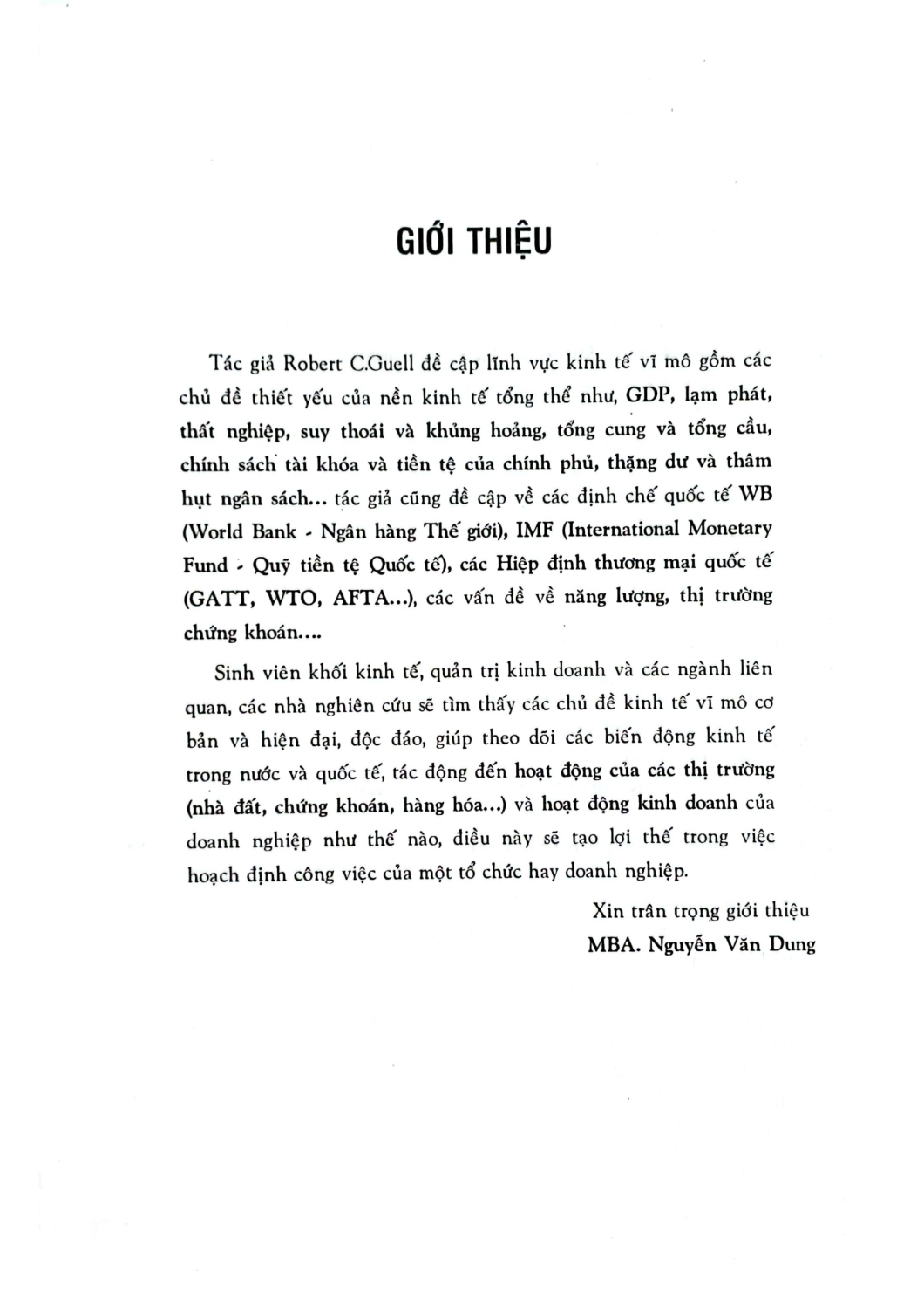 Kinh Tế Vĩ Mô 