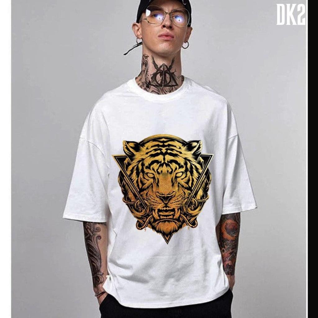 ÁO THUN UNISEX NAM NỮ cọp vàng tam giác