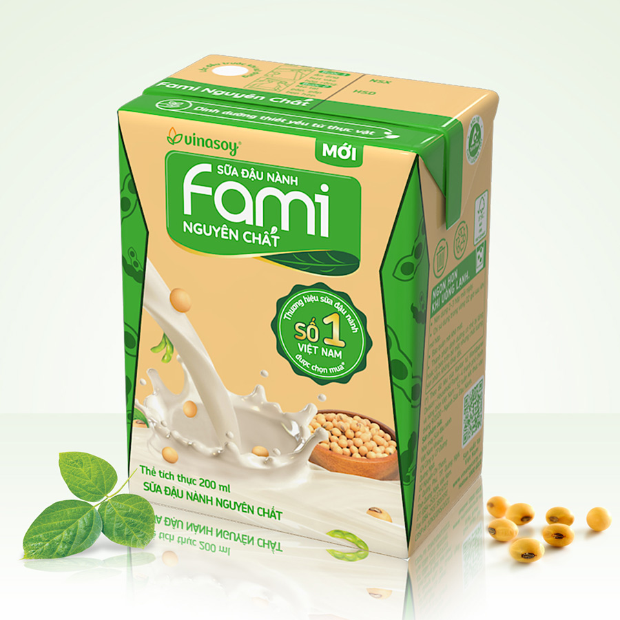 Thùng Sữa đậu nành Fami nguyên chất