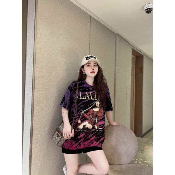 Bộ đồ nữ in họa tiết cô gái siêu xinh hàng chuẩn shop