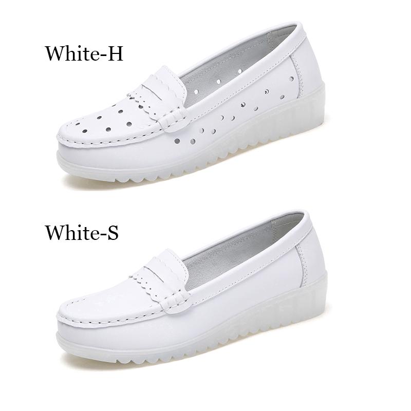 2020 Fashion women outdoor white single sneakers casual nurse shoes