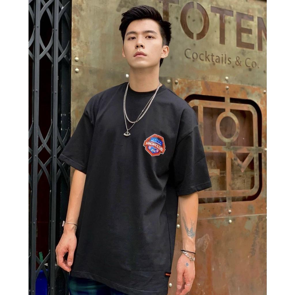 Áo Thun Local Brand HighClub Logo Nam Nữ Tay Lỡ Unisex Full Mạc