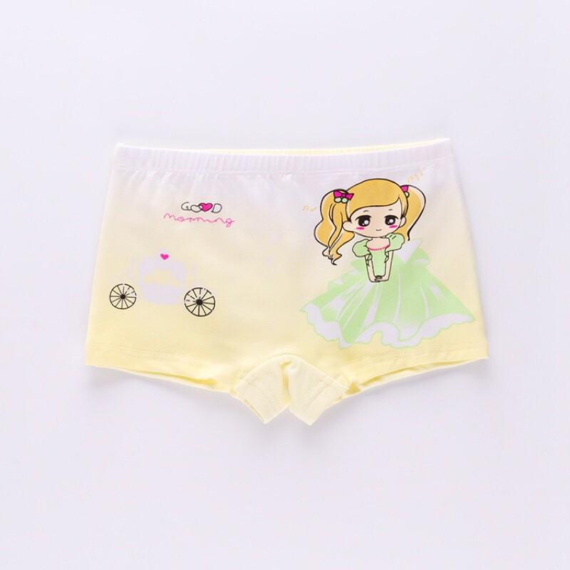 Combo 4 Quần Chip bé gái - Quần lót cho bé hàng cao cấp nhập quảng châu dành cho bé từ 10kg đến 40kg