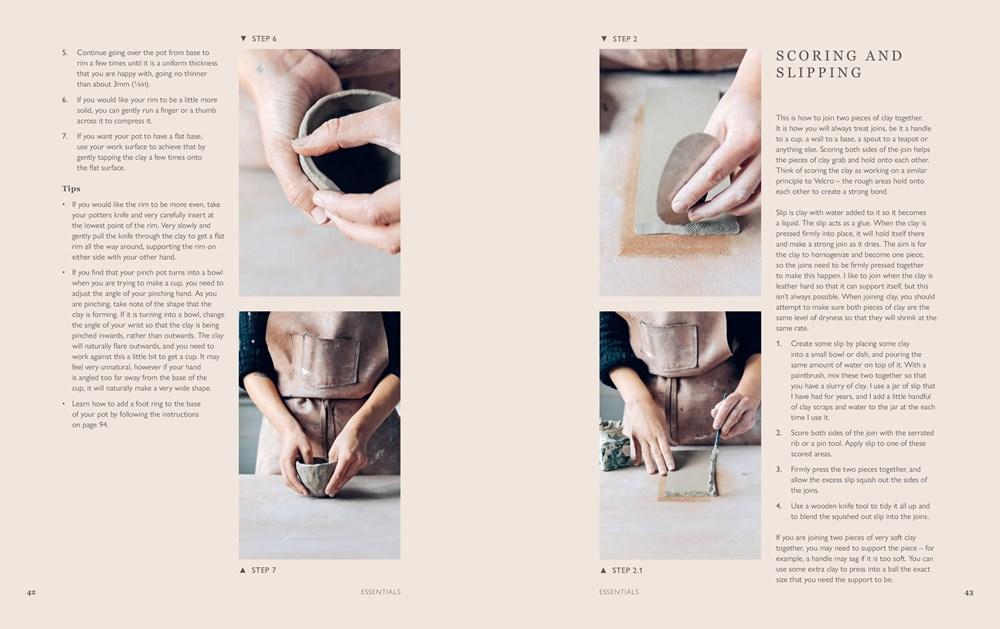 Sách - Handbuilt - A Modern Potter's Guide to Handbuilding with Clay by Lilly Maetzig (UK edition, Hardcover)