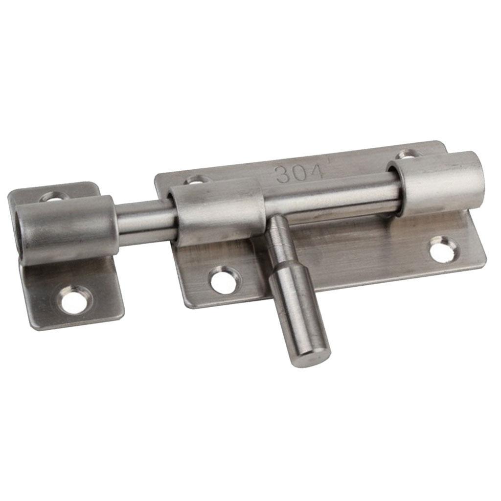 2X Door Window Latch Bolt Gate Lock Stainless Steel Door Hasp Latch Bolt