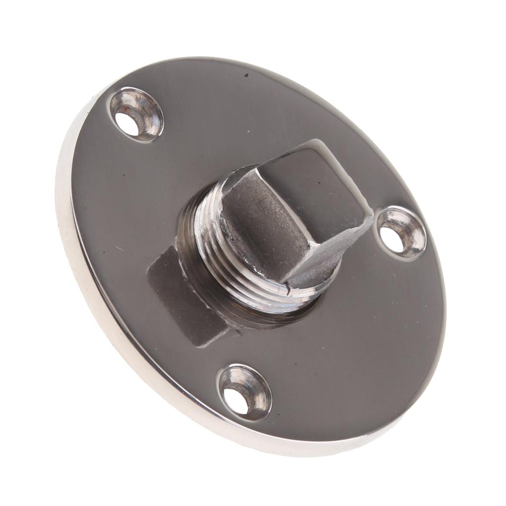 Stainless Steel Garboard Drain Plug Boats For 1 '' Diameter Hole