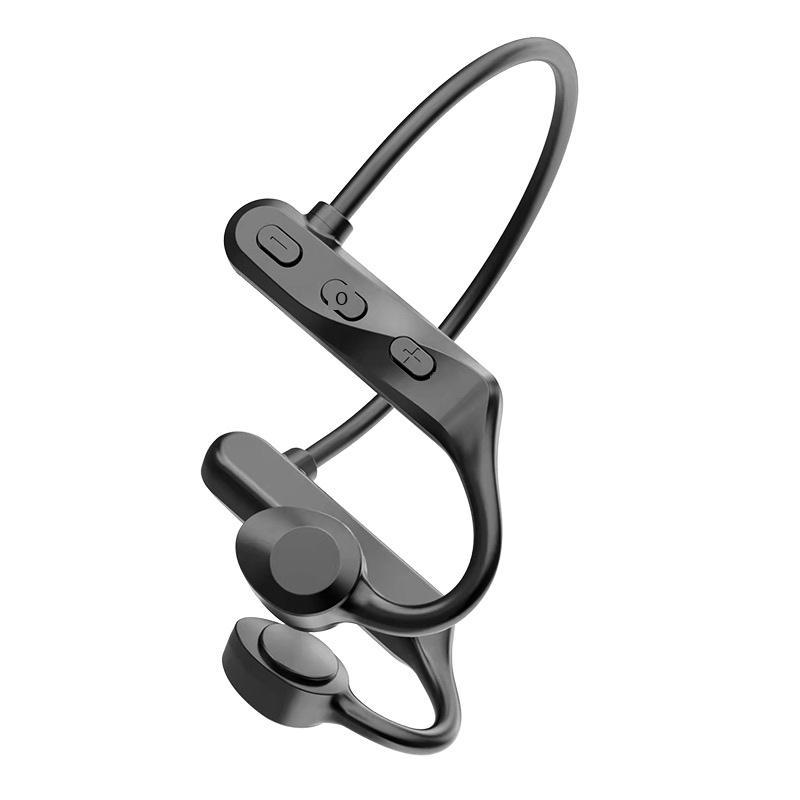 Phong cách mới nhất Khái niệm dẫn truyền xương phổ biến của Amazon Tai nghe Bluetooth 5.0 tai nghe không dây chống nước thể thao không nhét trong tai