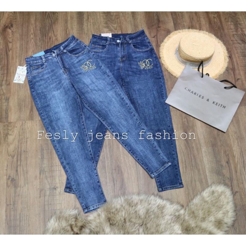 Quần Jeans Nữ Baggy 269 Cạp Cao ( Ảnh Thật