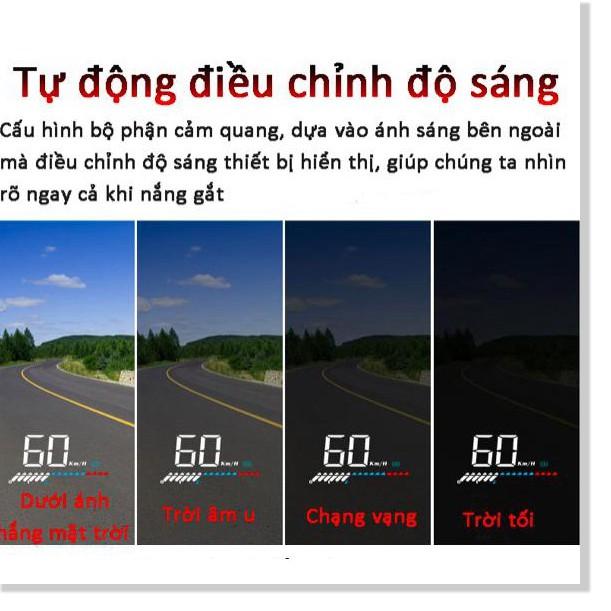 Thiết bị hiển thị trên kính lái HUD FULL OPTION OBD2