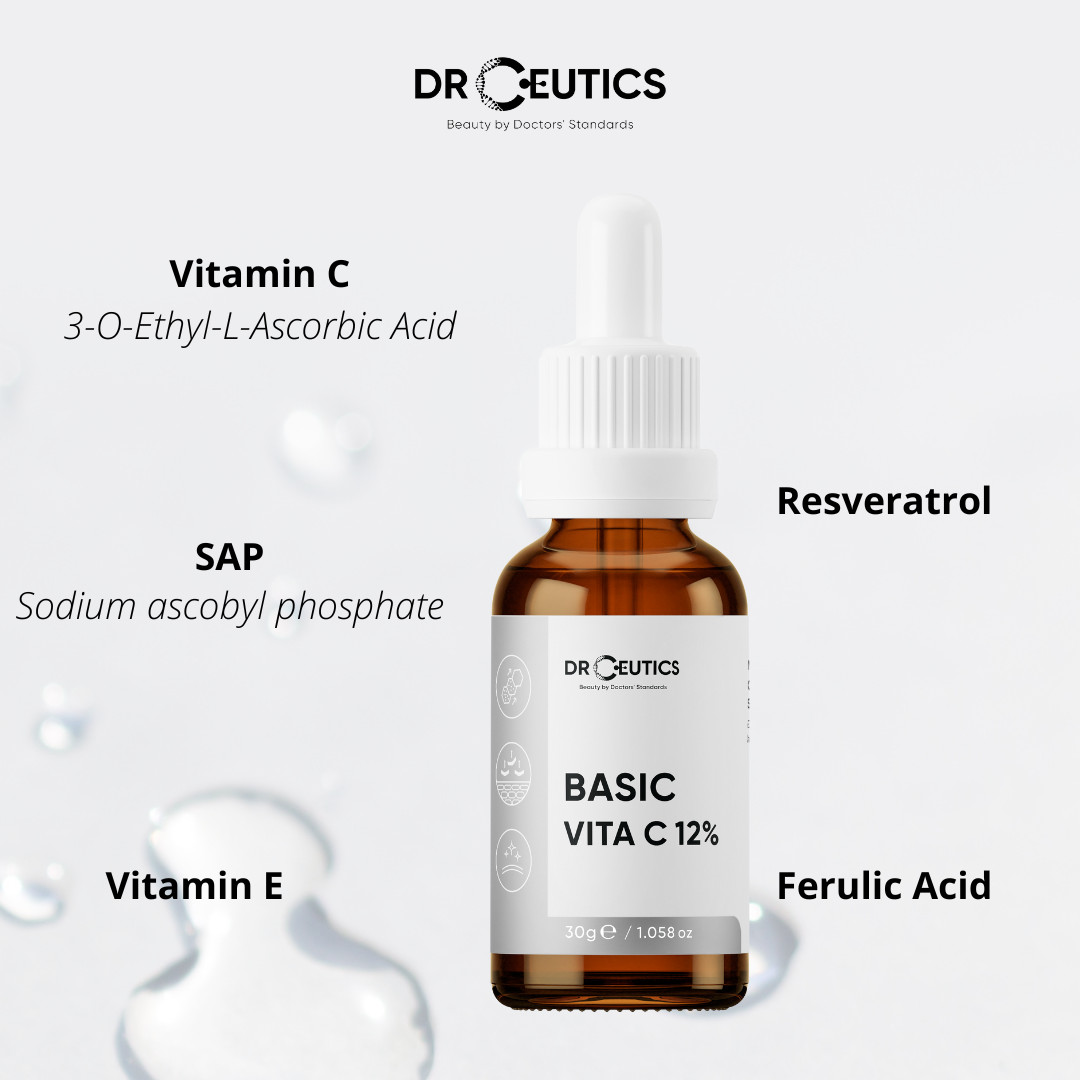 Tinh Chất Vita C12 Basic DrCeutics Làm Sáng Đều Màu Chống Lão Hoá Da