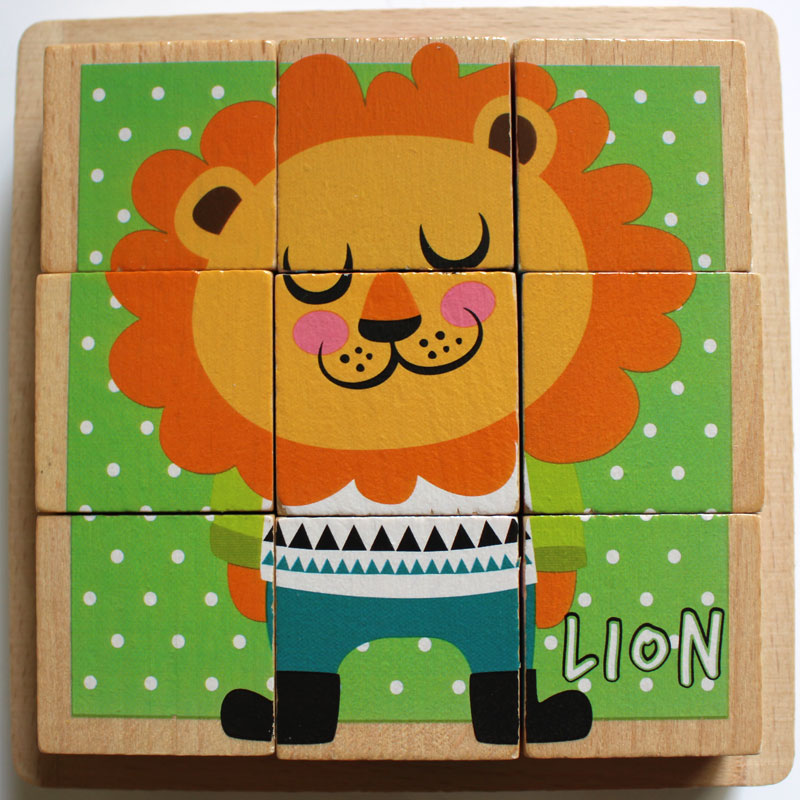 Đồ chơi ghép khối gỗ cho bé từ 2 tuổi trở lên PuzzleToys