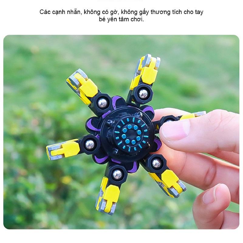 Con quay đồ chơi robot biến hình spinner sáng tạo cho bé gtoys