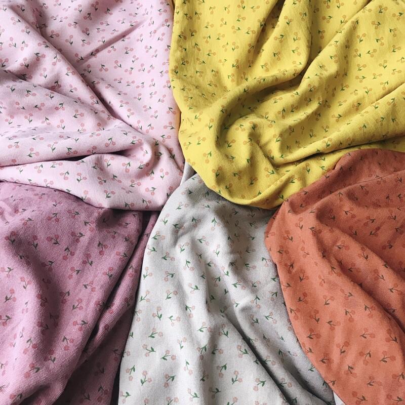 Vải nhung tăm chun mềm và co dãn quả chery