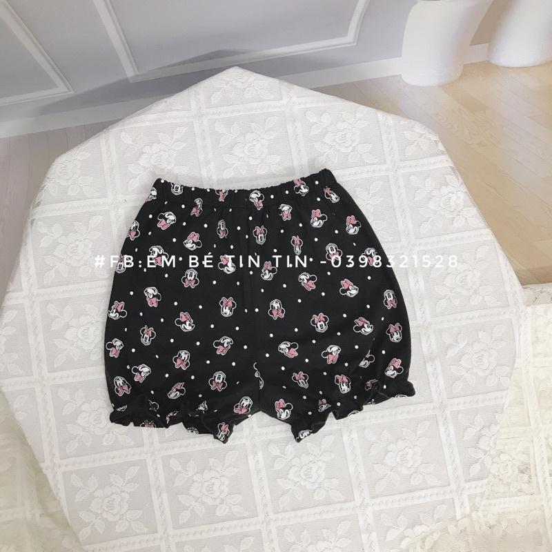 Quần đùi cotton cho bé gái ( size 8 đến 16kg)