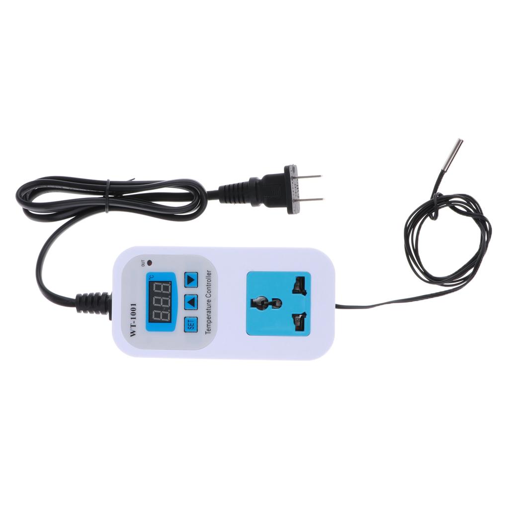WT-1001 Thông Minh 110V Bộ Điều Khiển Nhiệt Độ Kỹ Thuật Số Bình Giữ Nhiệt Chuyển Hoa Kỳ