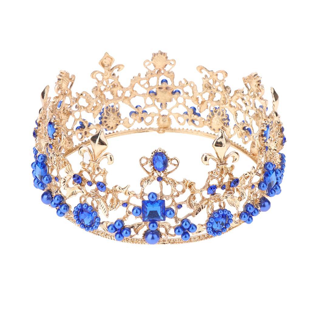 Wedding Rhinestones Tiara Queen Princess Crown Bridal Hairpieces Hairdress