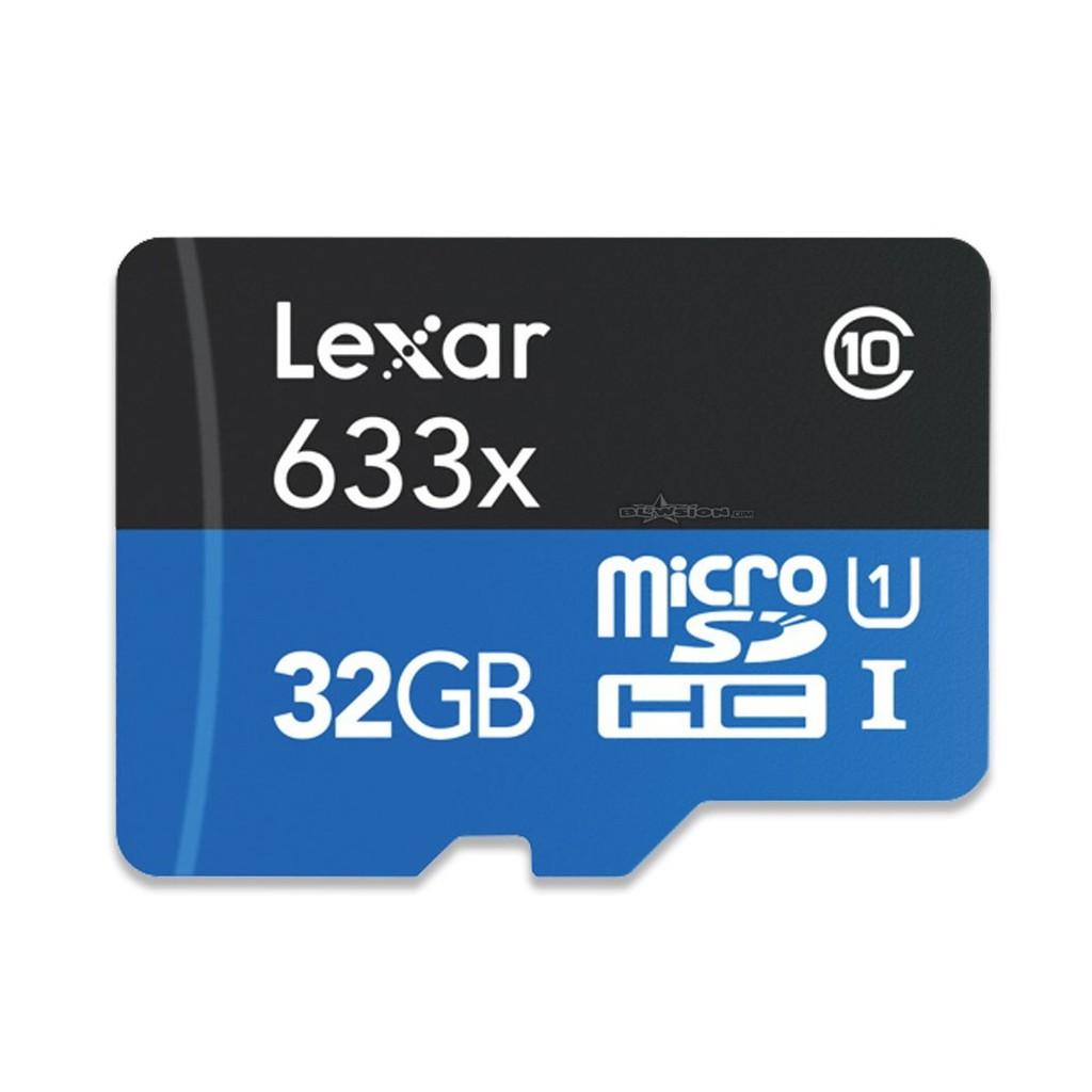 Thẻ Nhớ MicroSDHC Lexar 32GB 95MB/s A1 V30 633x U1 - không Adapter (Xanh)