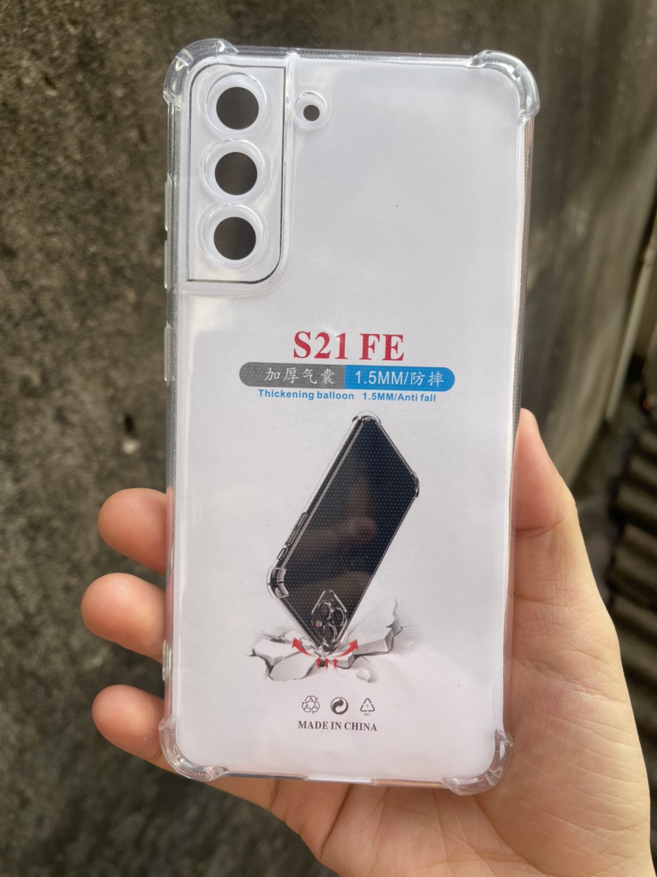 Ốp lưng dẻo cho Samsung Galaxy S21 FE - chống sốc 4 góc trong suốt , bảo vệ Camera