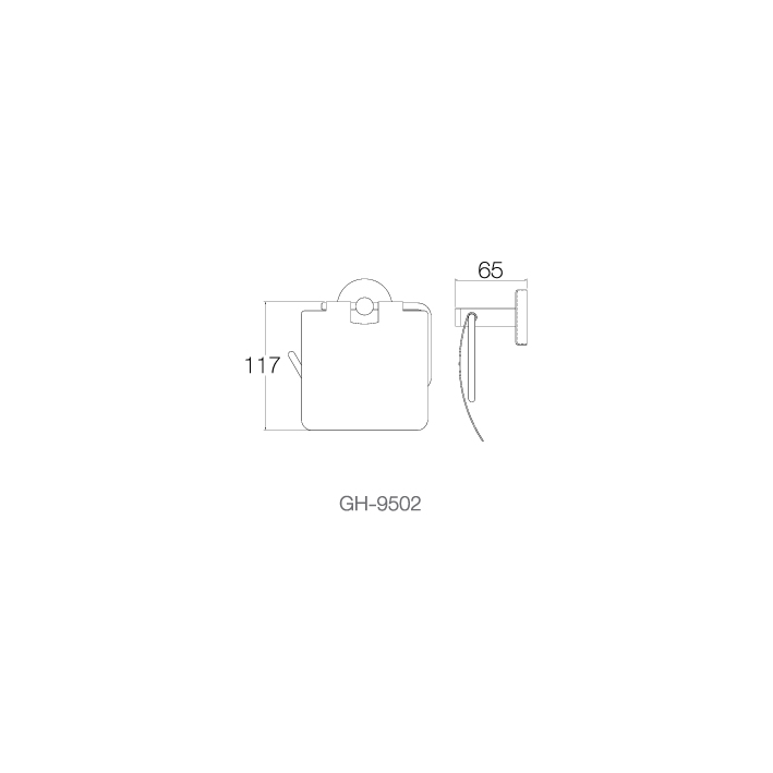 Móc,lô giấy vệ sinh INOX SUS 304 WS GH-9502