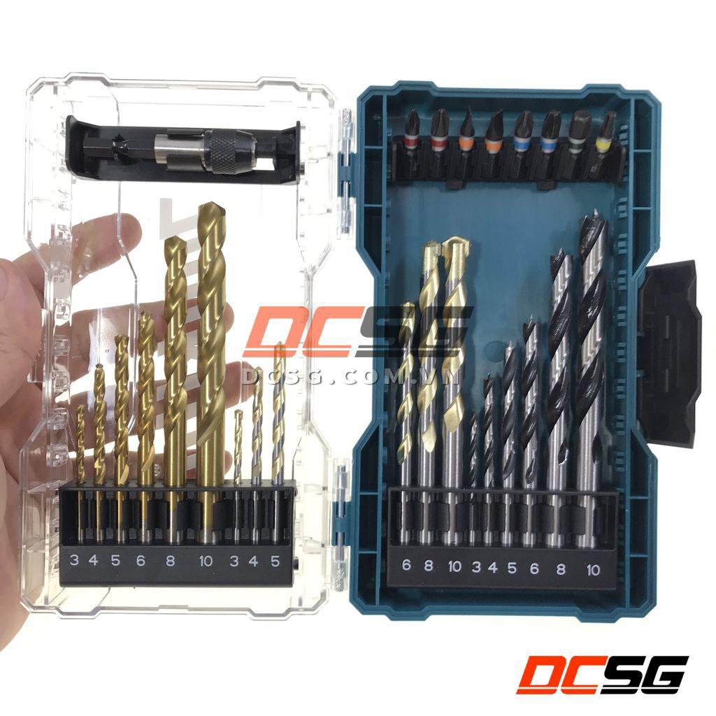 Bộ mũi khoan và mũi vít 27 chi tiết Makita E-07098 | DCSG