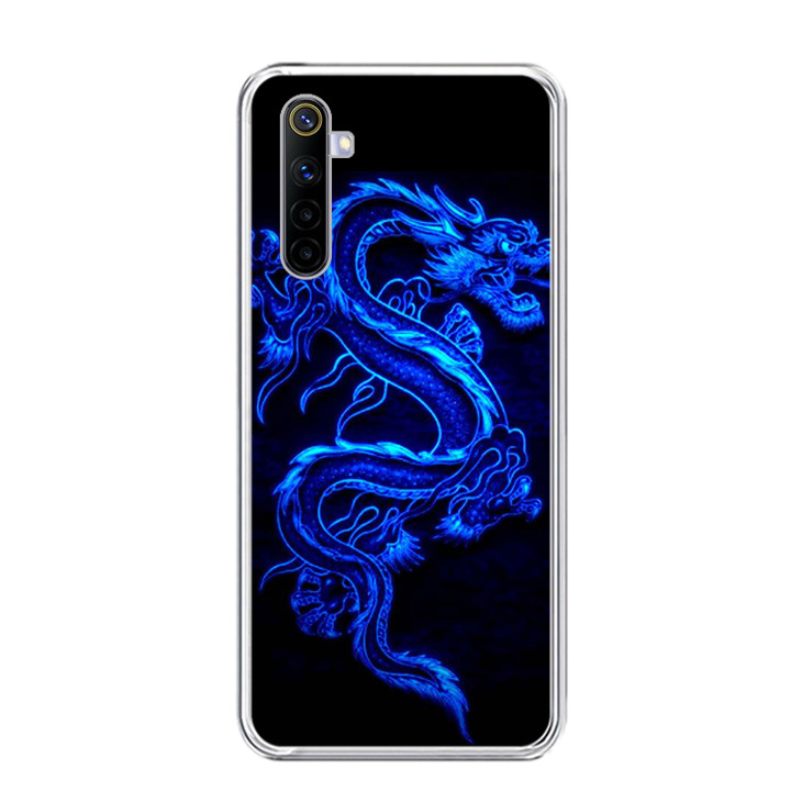 Ốp lưng dẻo cho điện thoại REALME 6 - 0270 DRADON02 - Hàng Chính Hãng