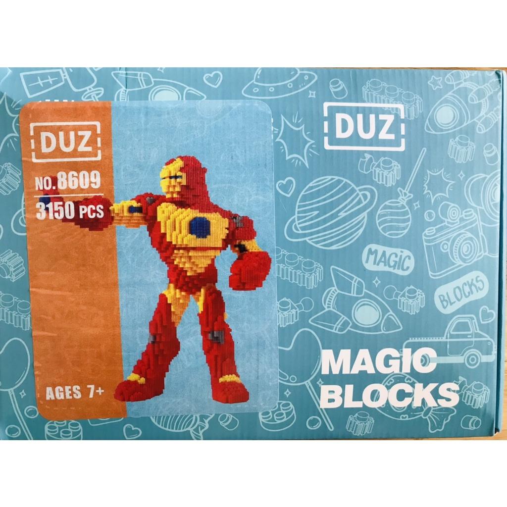 Lego 3D Magic Block DUZ - Mô Hình Lego Iron Man - Avenger