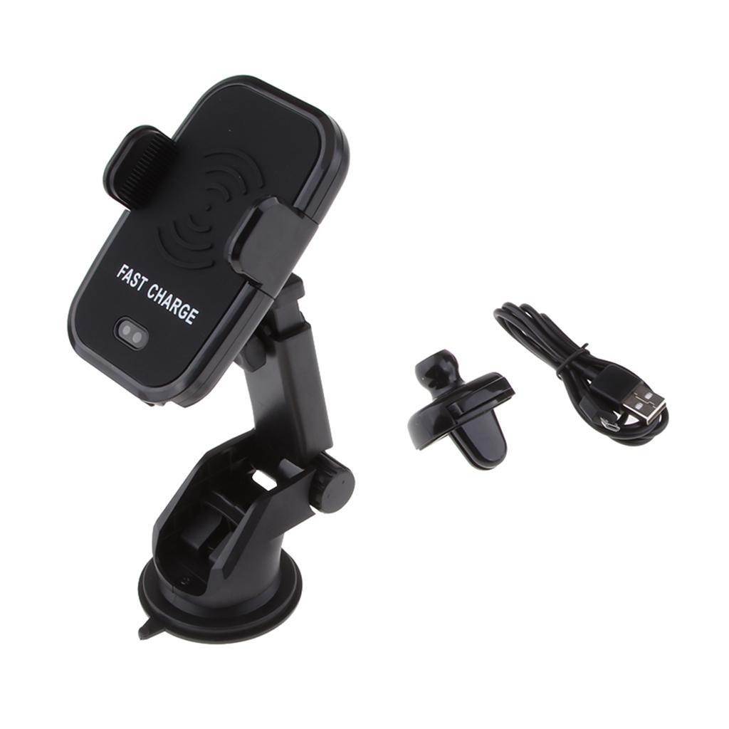 Car Holder Universal Car Ventilation Rotation 360 ° Adjustable Wireless Car Charger Mount Automatic Induction Charging Air Vent Bracket